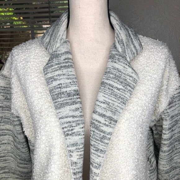 Anthropologie Saturday Sunday Moelleux Open Front Fleece Jacket Size S, Gorpcore - Picture 3 of 15